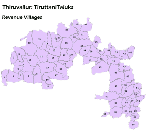 Thiruvallur Tiruttani Taluks